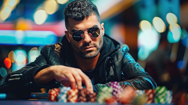 Baccarat game in progress with live dealer Pretty Gaming baccarat table with live dealer on gokutogel login